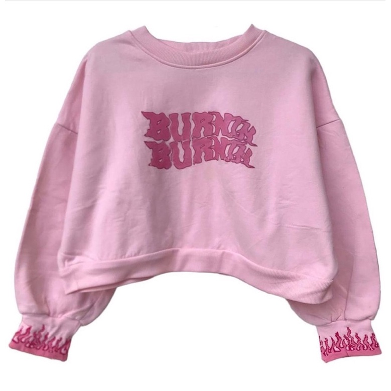 BURNIK CROOPE SWEATER - CREWNECK ATASAN WANITA