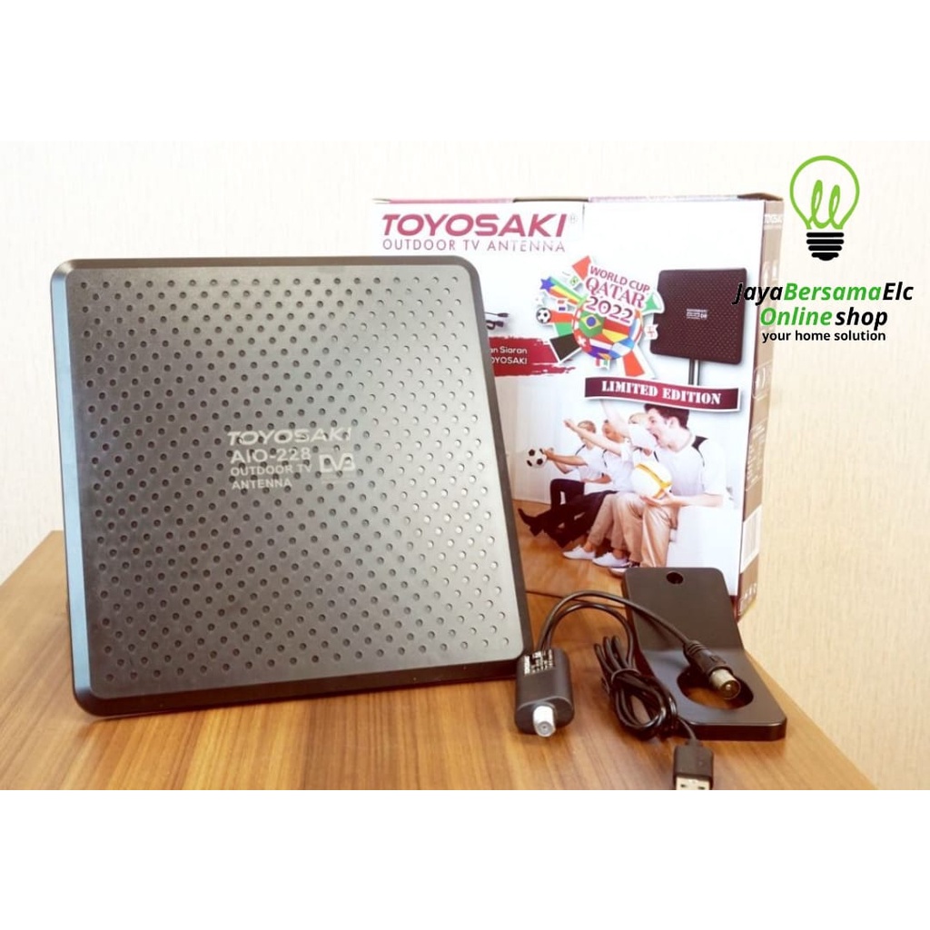 Antena Tv Indoor (Dalam) / Outdoor (Luar) Toyosaki Aio 220 Digital / 228 USB