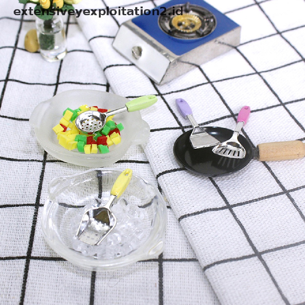 Mainan Miniatur Sekop Sup Mini Untuk Aksesoris Dapur Rumah Boneka