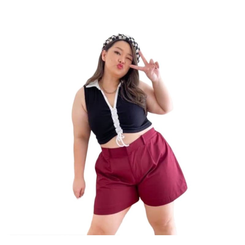 Hotpants Big Size Nomi Pants | Celana Pendek Wanita Casual Korea Jumbo