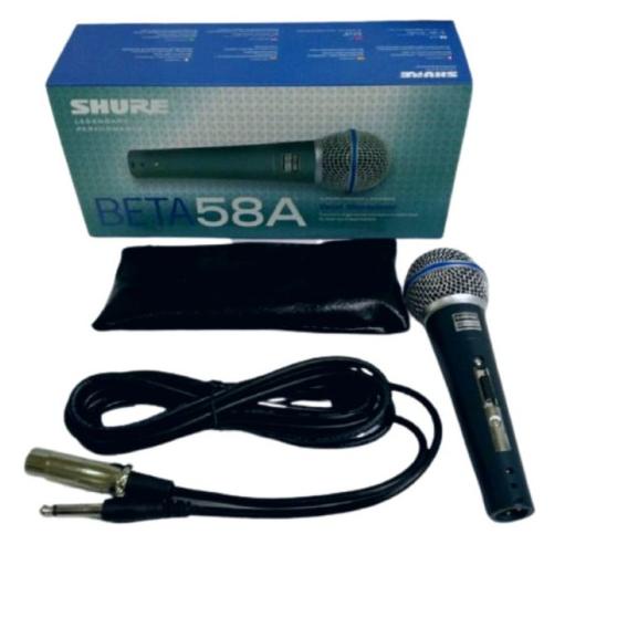MIC SHURE 58A- MIC SHURE BETA 58A-MIC KABEL SHURE BETA 58A