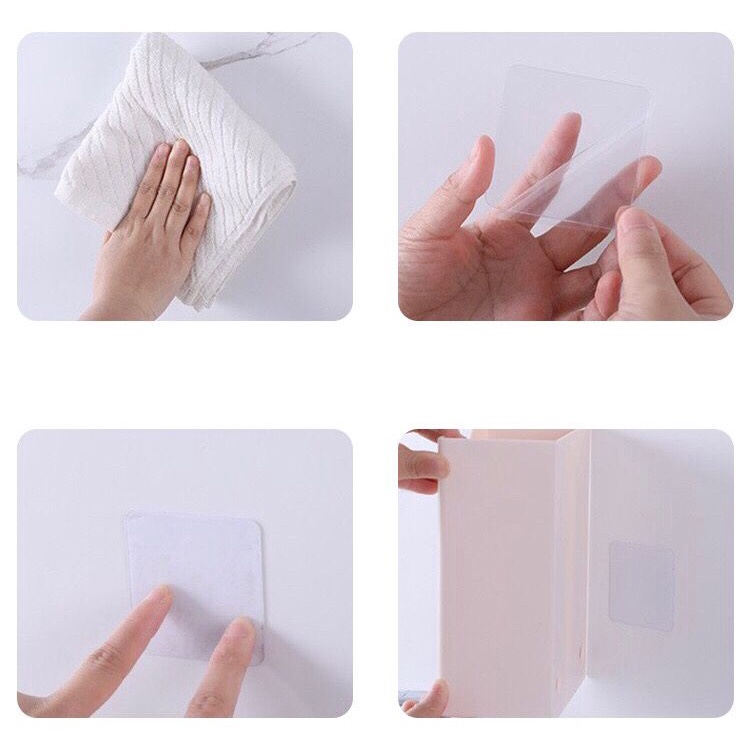 Kotak Tempat Tissue Tempel Dinding Dapur Meja Serbaguna Tissue Box