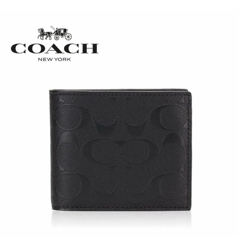 Dompet Coach Wallet Emboss Asli Original 100%