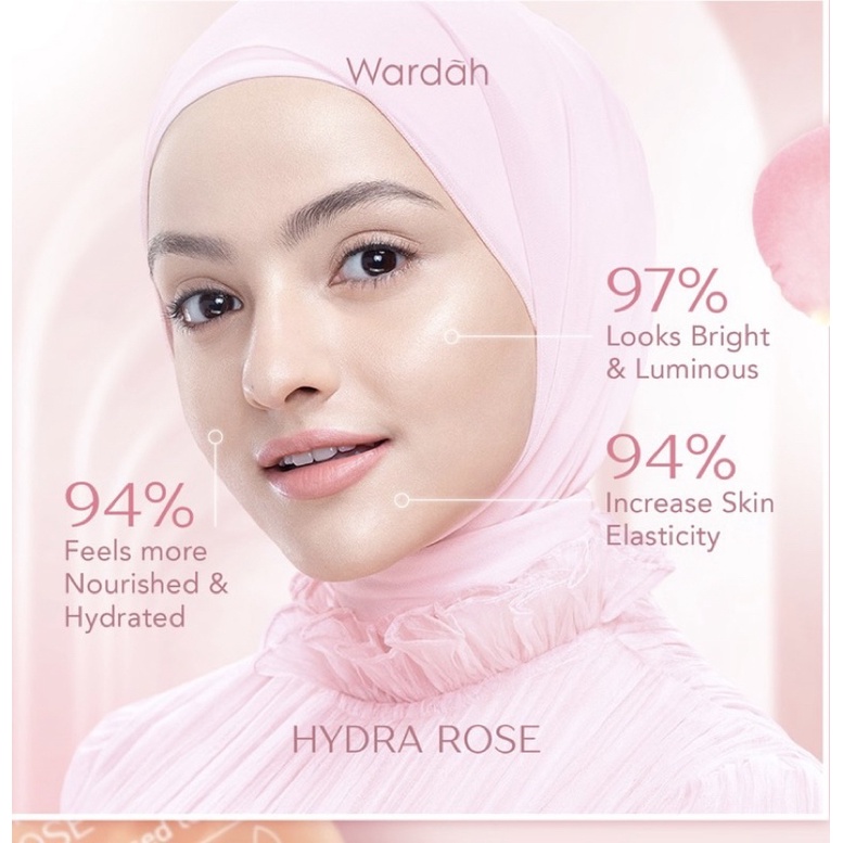 FACIAL FOAM WARDAH HUDRW ROSE/WARDAH HYDRA ROSE GEL-TO-FOAM CLEANSER