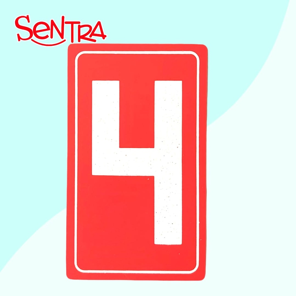 SIGNAGE | Angka 4