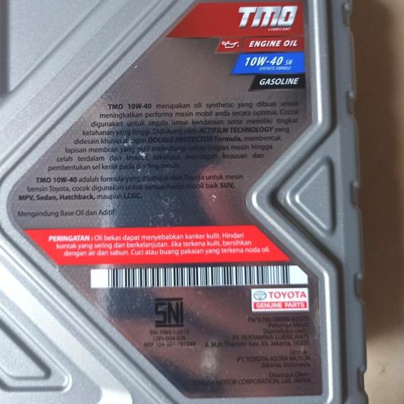 oli tmo 10w 40 1 liter