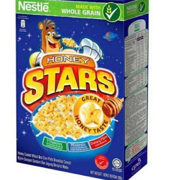 

㊤ Nestlé HONEY STARS Cereal 300gr ( nestle honey star ) テ