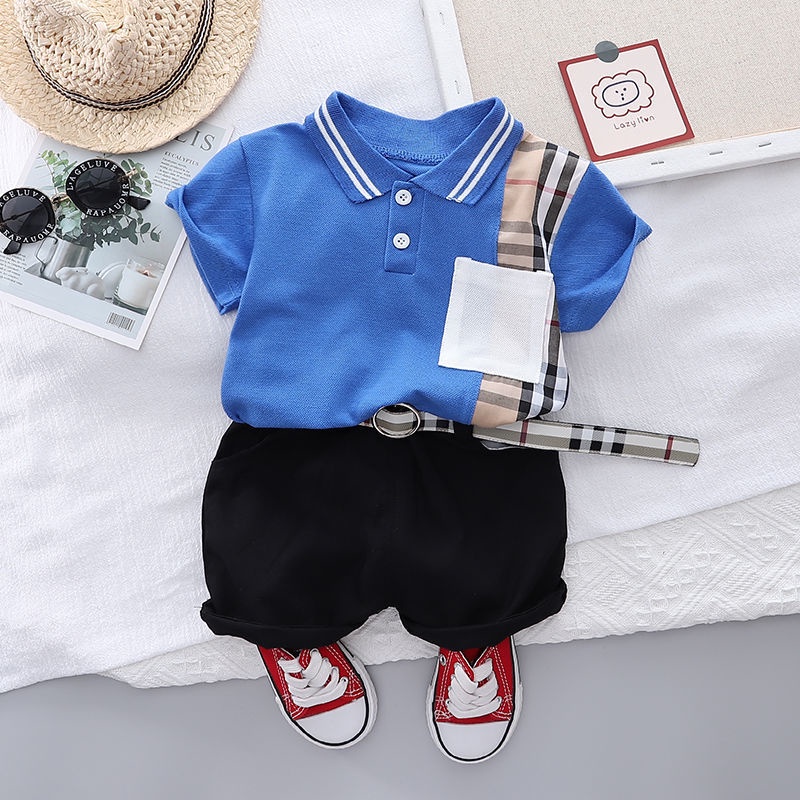 LittleAaron SET BOBERY EBV Setelan Bayi Laki-laki Lengan Pendek
