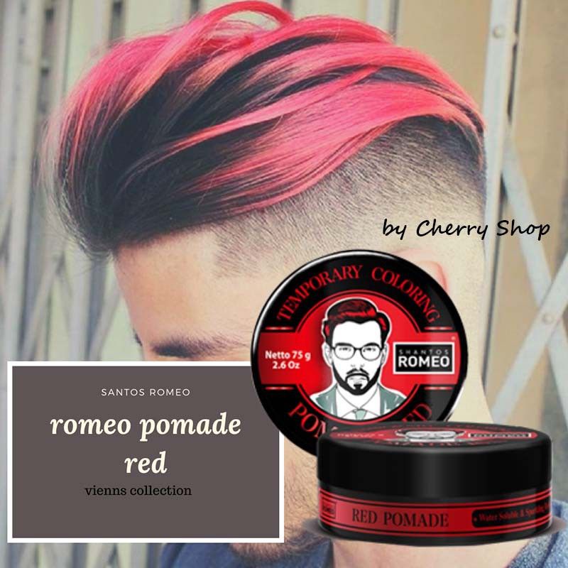 [ Kecil ] Shantos Romeo Hair Styling Color Pomade Warna 40gr. Non Permanent