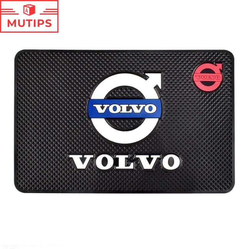 Volvo 1 / 2Pcs Pad Karet Anti Slip Multifungsi Holder Handphone Untuk Dashboard Mobil S80 XC90 V60 XC60 S60 XC40
