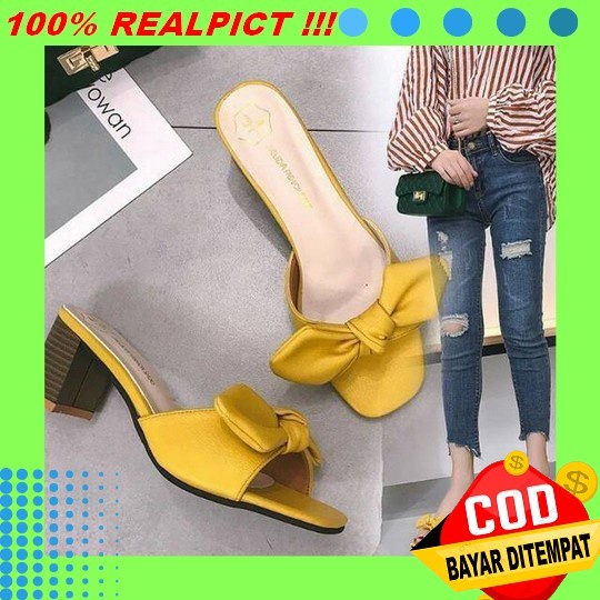 Sepatu Sendal High Heels Chunky Pesta Kekinian Terbaru 7 Cm Sandal Jinjit Haigh Heels Ck Casual Empu