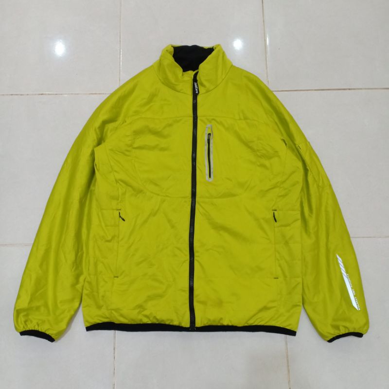 jaket motor Fieldcore Stretch hijau stabilo size L fit XL original murah