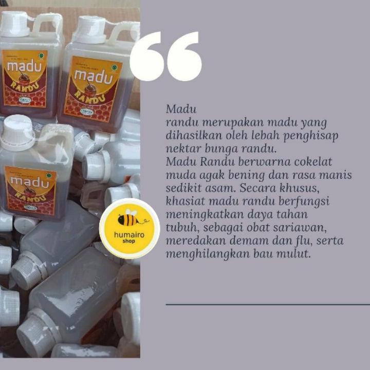 

⍗ Madu Randu Madu Bunga Randu Mabruuk 1000 gram ( 1 kg) ⇶