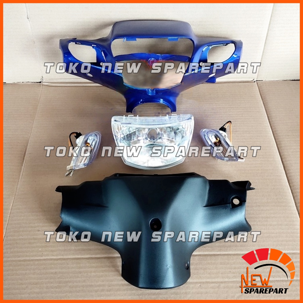 BATOK KEPALA DEPAN FULL SET YAMAHA VEGA R LAMA BIRU/ BATOK FULL SET YAMAHA VEGA R LAMA WARNA BIRU