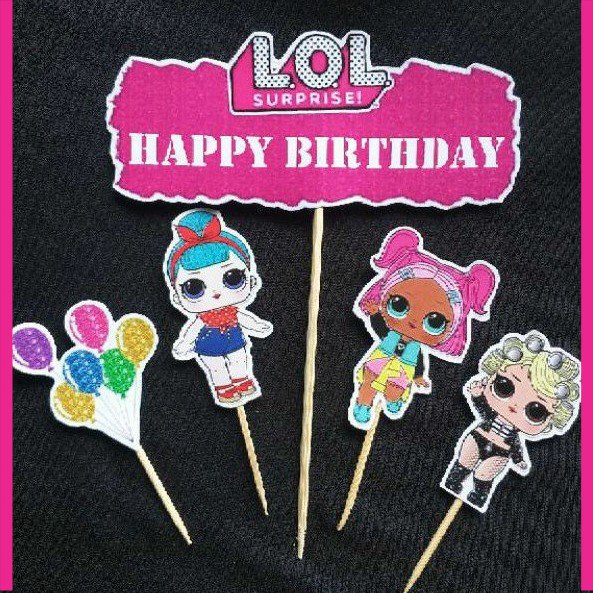 

BIGBAG TOPPER CAKE ULANG TAHUN / HIASAN KUE LOL