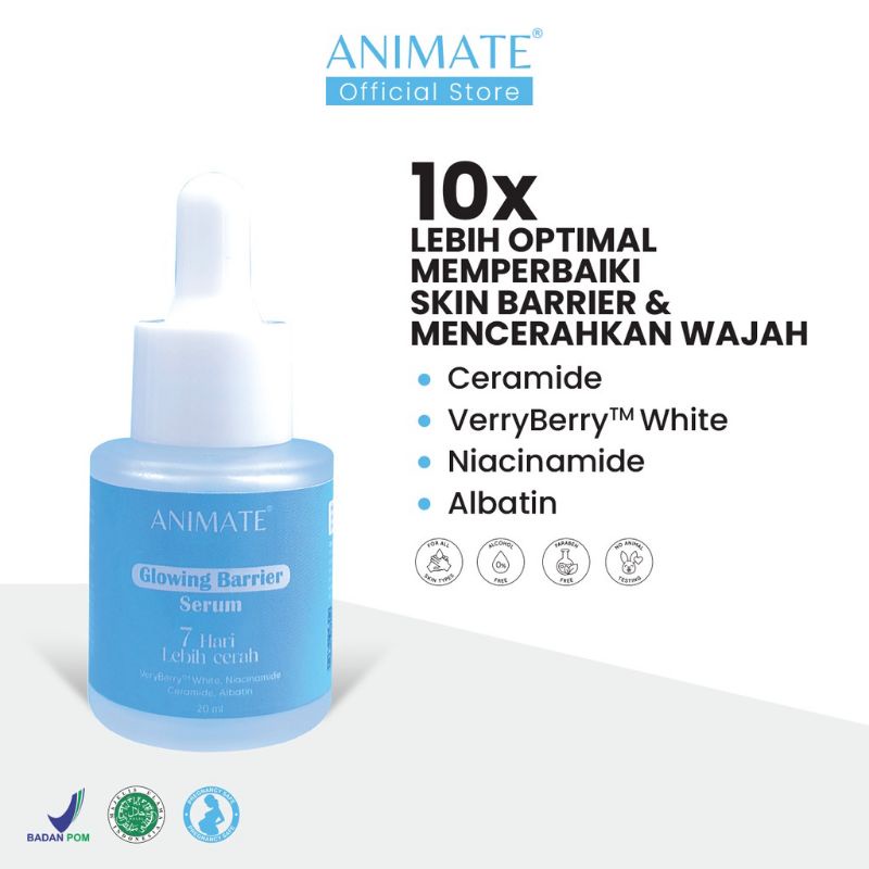 Animate Glowing Barrier Series 5 in 1 (Day Cream | Night Cream | Facial Wash | Essence Toner | Serum)