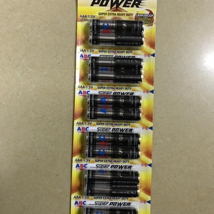 SALE BATERAI A3 ABC 12 pcs
