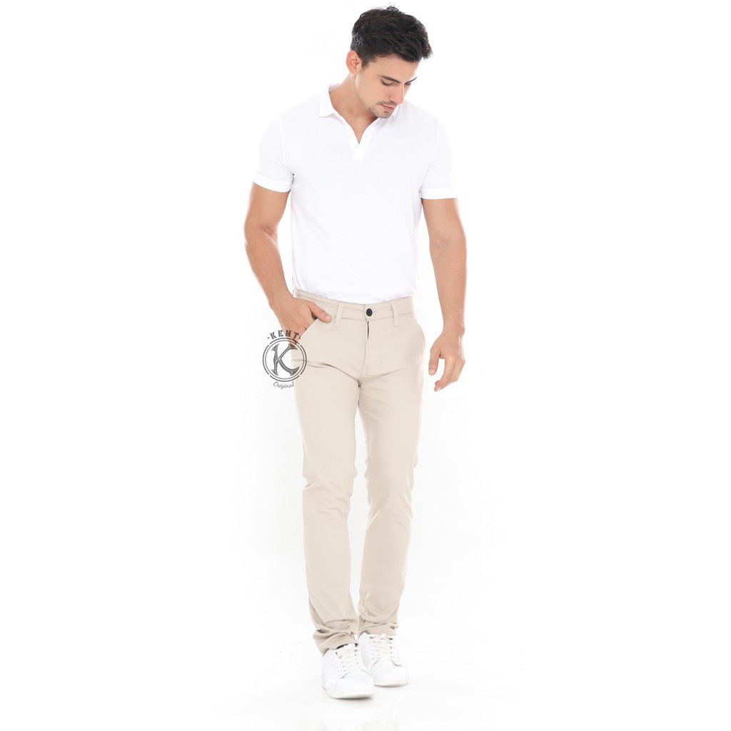 Celana Chino Panjang Pria Premium Streatch Size S,M,L,XL