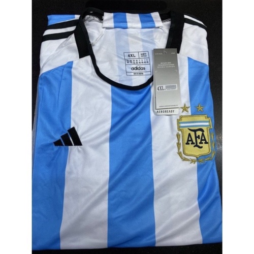 Promo JERSEY BOLA ARGENTINA W.CUP 2022 BIGSIZE 2XL3XL 4XL GRADE ORI - XXL Murah