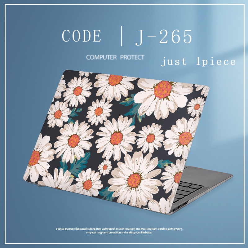 1pc Universal Custom Pola COD FLORAL Stiker Laptop Skin Universal Untuk 11.12.13.14.15 /17 Inch Matte Cover Bebas Cutting Perlindungan Penuh Untuk Asus Dell HP Acer