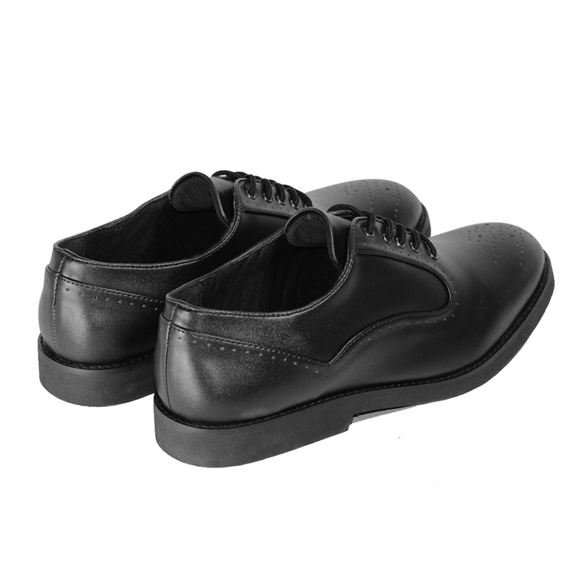 CERBERUS BLACK - Sepatu Pantofel Formal Oxford Pria Kerja Kantor Casual Sepatu Pantopel Hitam Tali Original