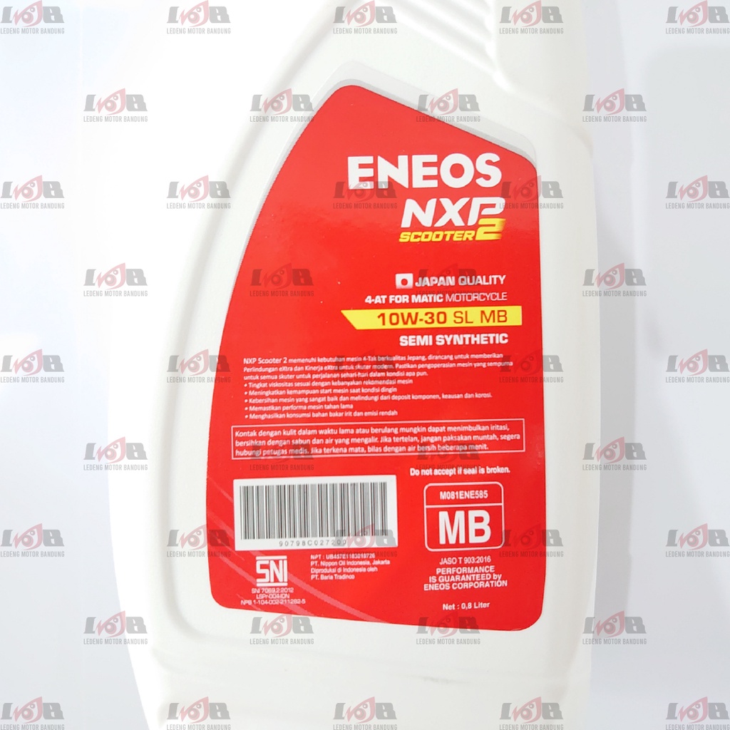 Eneos NXP Scooter 10W30 SL MB Oli Motor Matic 800ml