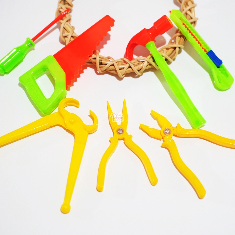 MAINAN EDUKASI ANAK TOOLS SET/ MAINAN OBENG SET/ PERTUKANGAN SET