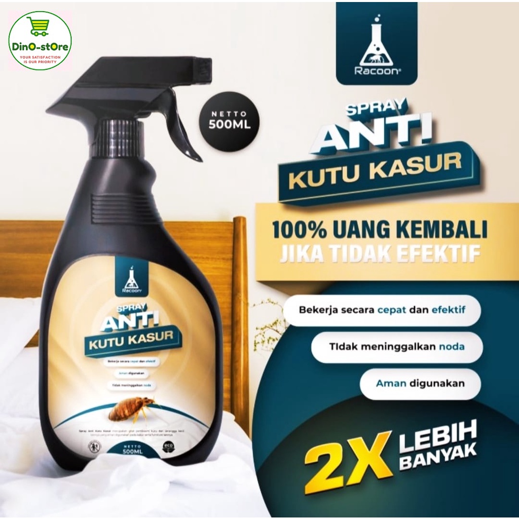 Jual Racoon Bed Bugs Spray Obat Semprotan Pembasmi Anti Tungau Kutu