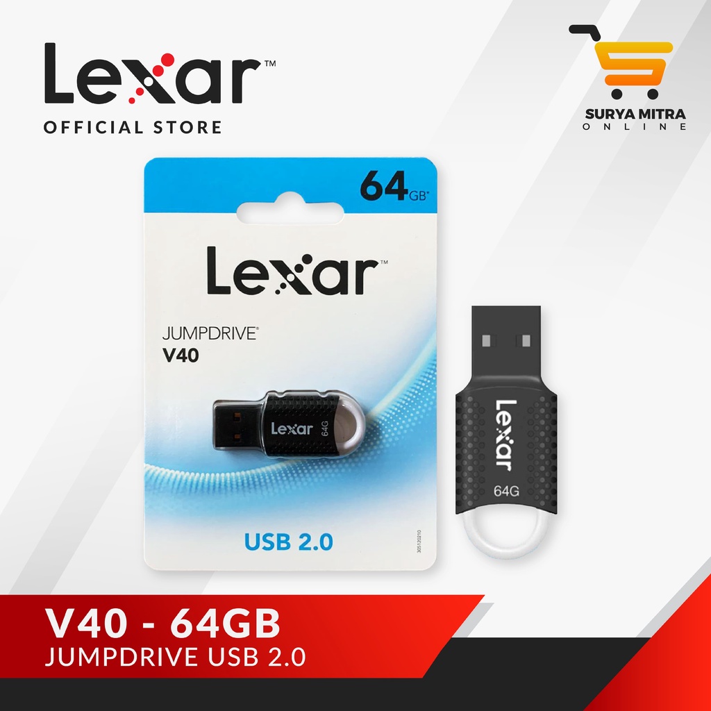 Flash Disk  Flashdisk 64GB Lexar Jumpdrive V40