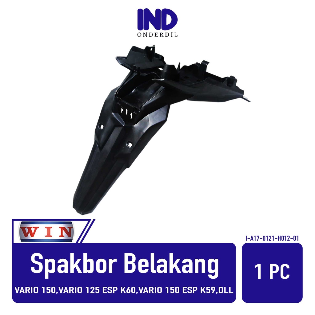 Spakbor-Spakboard-Slebor-Spak Bor-Board-Cecepet-Buntut Belakang Merk Win Vario 125-150 eSP LED K60-K59 2015-2016-2017