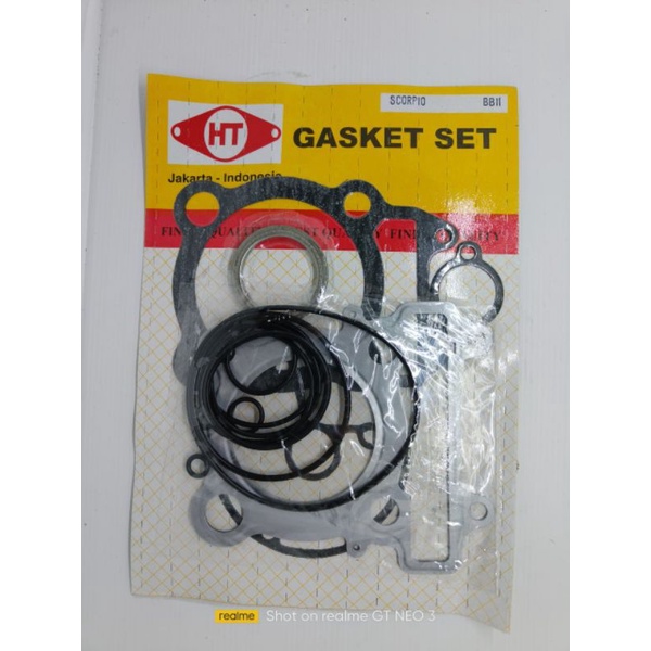 Scorpio Gasket Pak Mesin Top set Topset Scorpio