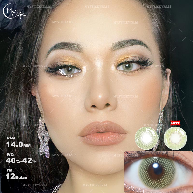 [✅COD] MYSTICEYES SOFTLENS CARAMELIZE CLASSIC SERI 14MM (NORMAL)