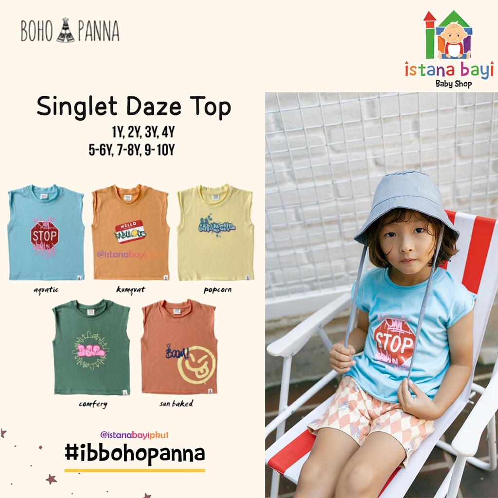 BOHOPANNA - SINGLET DAZE - Atasan Anak