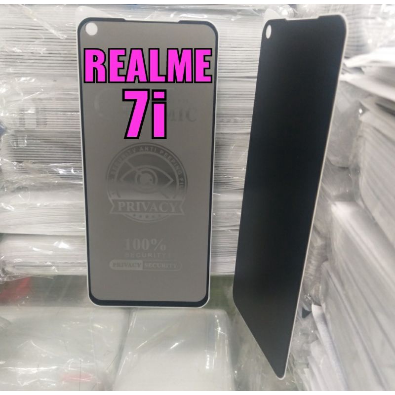 REALME 7I TEMPERED GLASS SPY PELINDUNG LAYAR HANDPHONE