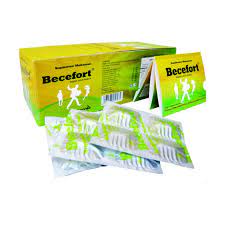 apotek jaya grosir per box bisa gojek / banda aceh suplement vitamin C Becefort tablet 1box