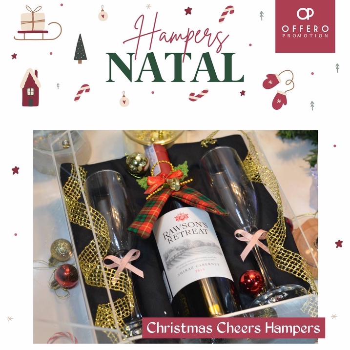 

Christmas Hampers / Wine Christmas Hampers / Christmas Hampers Premium / Christmas Cheers Hampers