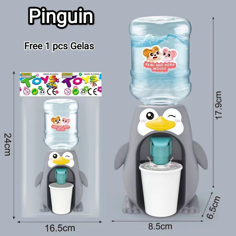 Dispenser Air Minum Mini Galon Portable Anak Air Minum Karakter