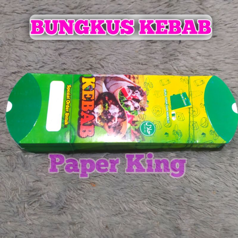 

bungkus kebab kemasan kebab model tarikan bergambar kemasan kebab wadah kebab kertas kebab