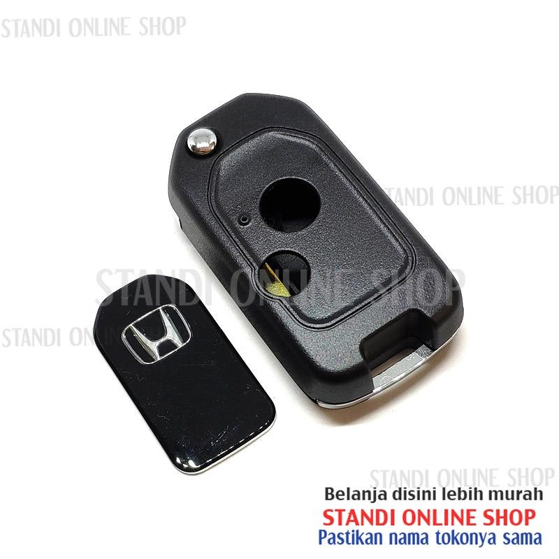 Casing Kunci Lipat Flip Key Honda Mobilio Brio CRV Jazz Civic 2Tombol Model Baru