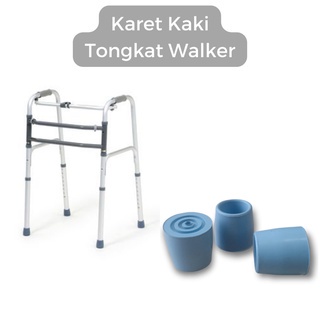 HARGA UNTUK 1PCS Karet Kaki Tongkat Walker Karet Bagian Bawah Tongkat Jalan Tongkat Jemuran [KT-WALKER]