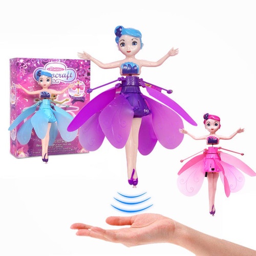 PROMO Mainan Anak Peri Terbang Flying Karakter / Barbie Terbang Sensor Tangan