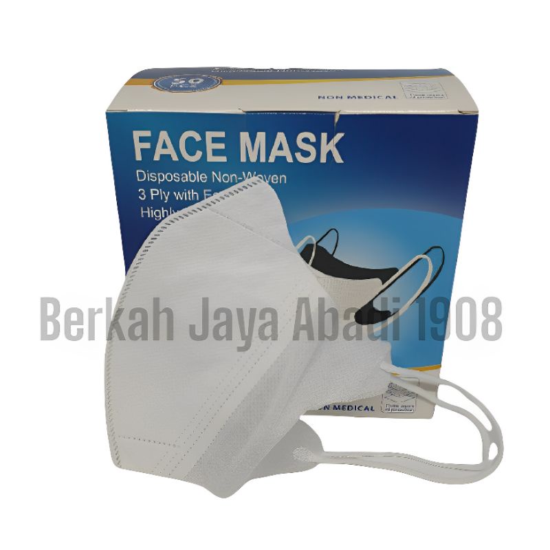 Masker Duckbill Garis face Mask Isi 50 Pcs