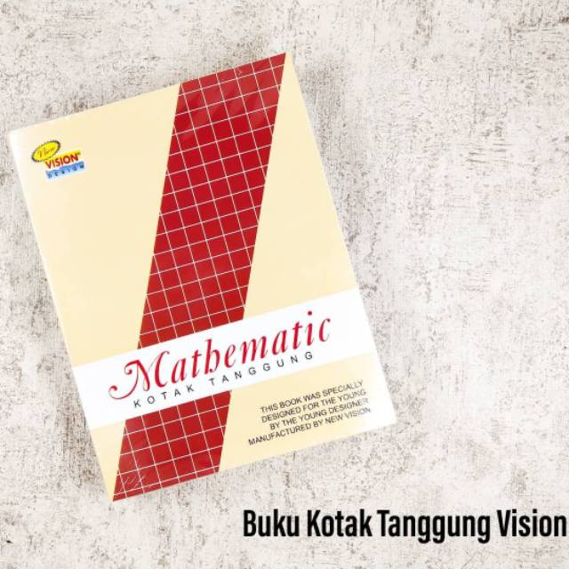 

Buku Tulis Mandarin Kotak Tanggung Vision 30 Lembar
