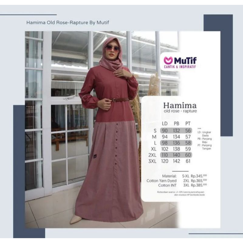 Mutif hamima gamis Mutif terbaru 2022 // New Arrival // terbaru gamis Mutif.
