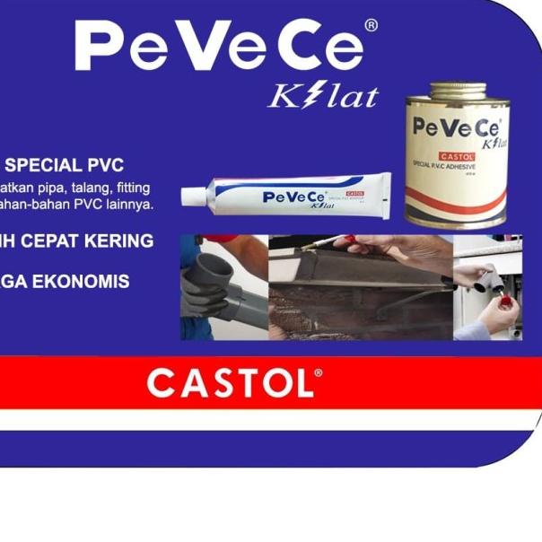 

Buy 1 Get 1 - Lem PVC Castol PeVeCe Kilat Kaleng 473 cc