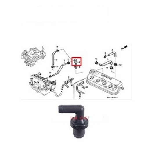 Aveiro shop - pcv valve pcv valev crv old gen1 2000 2001 pcv valve pcv valev city old city z pcv val