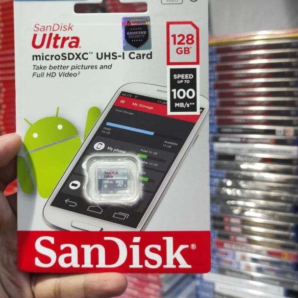 Micro Sd sandisk 128gb microsd Sandisk 128GB 80mbps Original