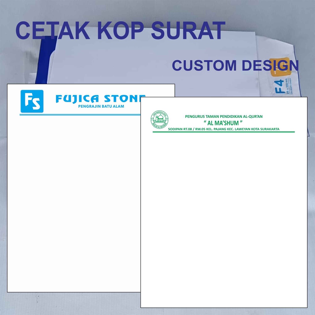 

Cetak Kop Surat Custom Design