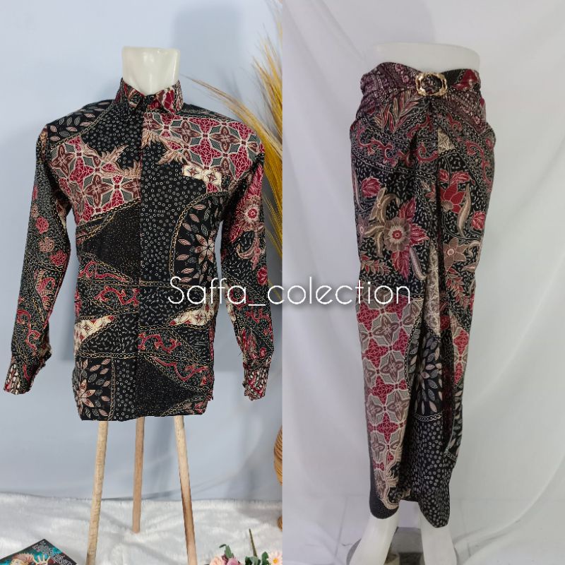 kemeja couple pasangan/kemeja couple rok lilit/couple