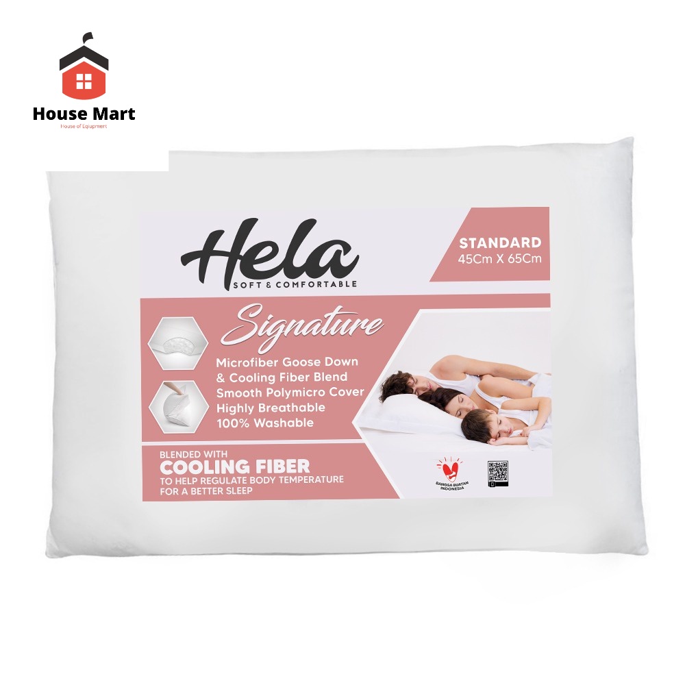 Bantal Tidur Hotel Hela Deluxe Queen Microfiber Premium Pillow